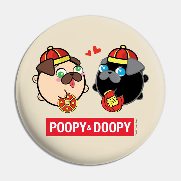 Poopy & Doopy - Chinese New Year Pin