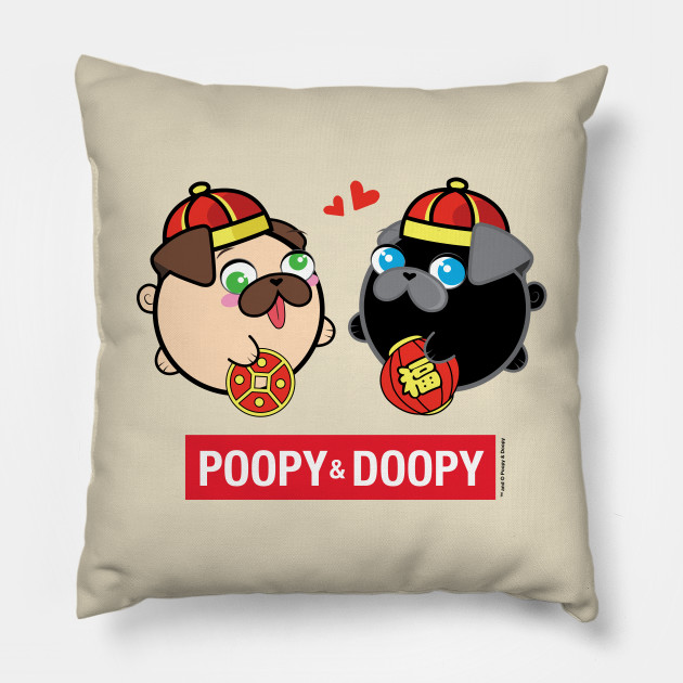Poopy & Doopy - Chinese New Year Pillow