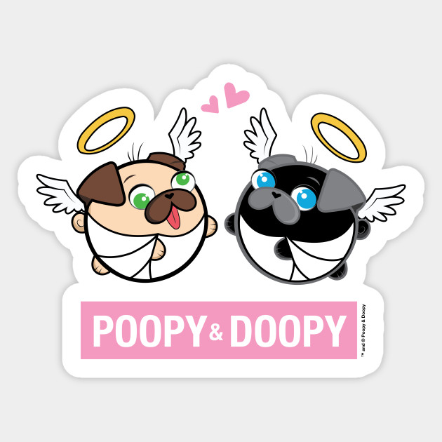 Poopy and Doopy - Valentine's Day Sticker