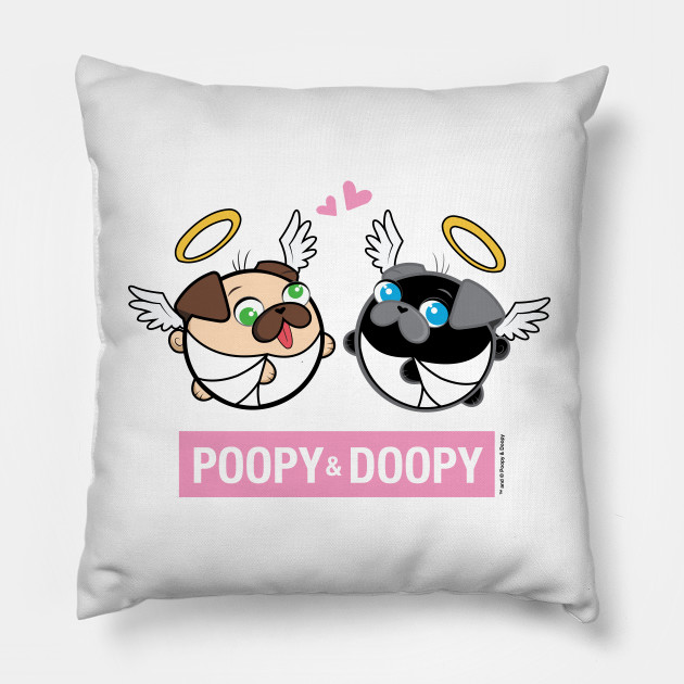Poopy and Doopy - Valentine's Day Pillow