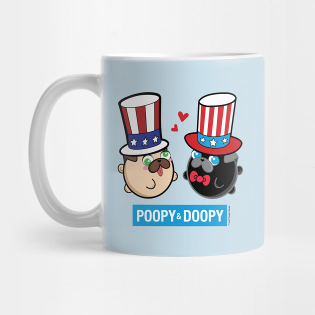 Poopy and Doopy - 4th of July Mug