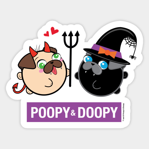 Poopy and Doopy - Halloween Sticker