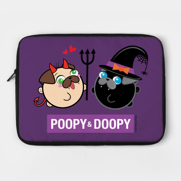Poopy and Doopy - Halloween Laptop Case
