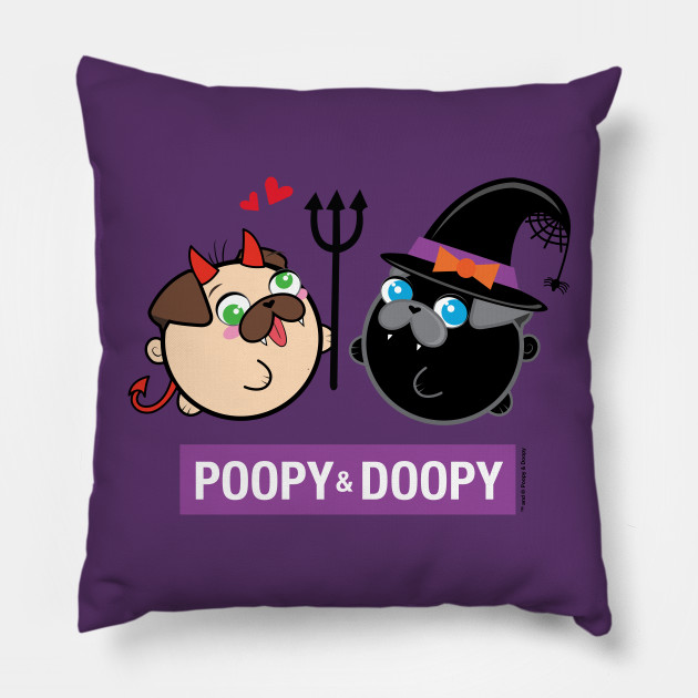 Poopy and Doopy - Halloween Pillow