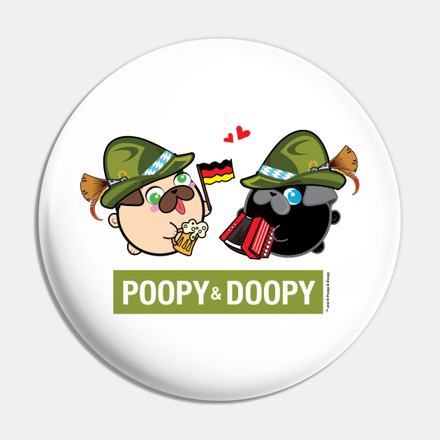 Poopy and Doopy - Oktoberfest Pin
