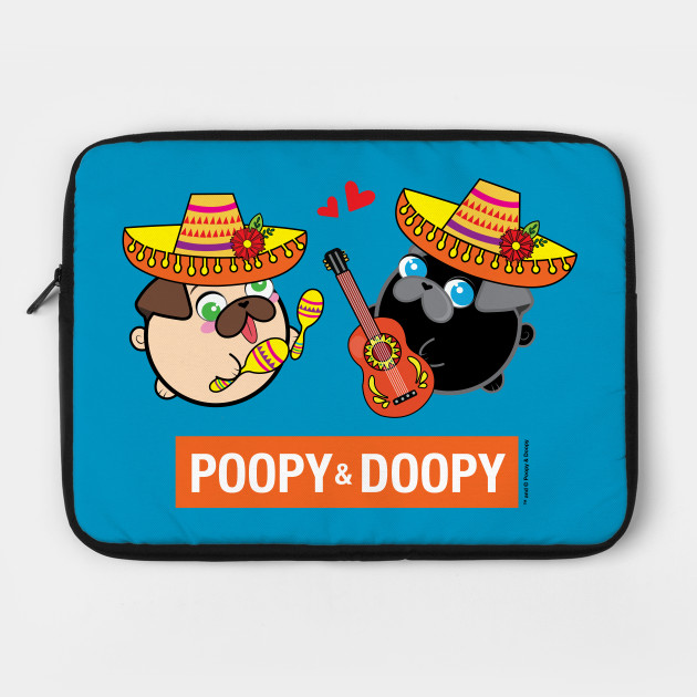 Poopy & Doopy - Day of the Dead Laptop Case