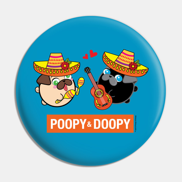 Poopy & Doopy - Day of the Dead Pin