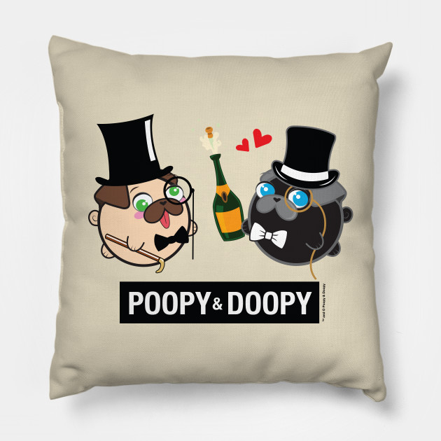 Poopy & Doopy - Puttin' On the Ritz Pillow