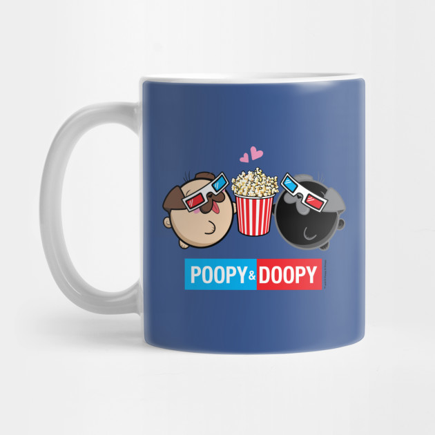 Poopy and Doopy - 3D Movie Night Mug