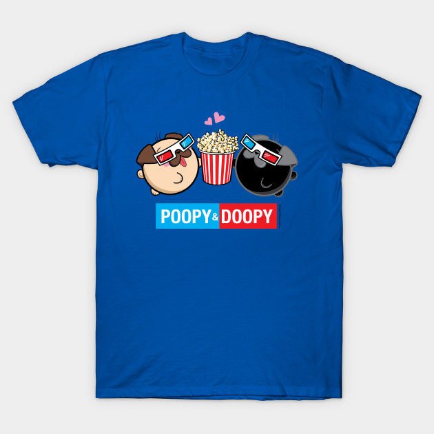 Poopy and Doopy - 3D Movie Night T-Shirt
