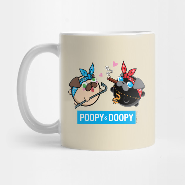 Poopy and Doopy - Thug Pug Life Mug