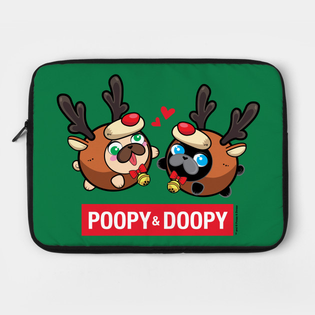 Poopy & Doopy - Christmas Laptop Case