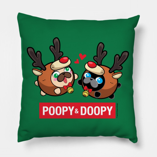 Poopy & Doopy - Christmas Pillow