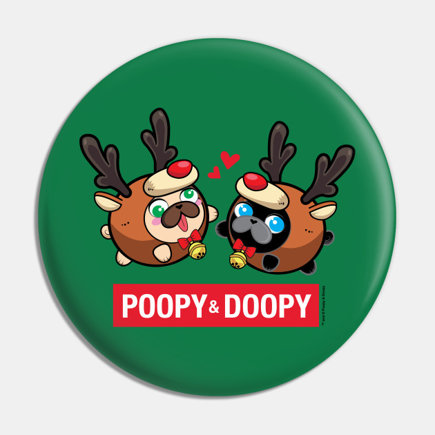 Poopy & Doopy - Christmas Pin