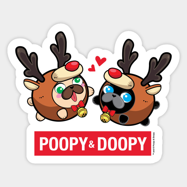 Poopy & Doopy - Christmas Sticker