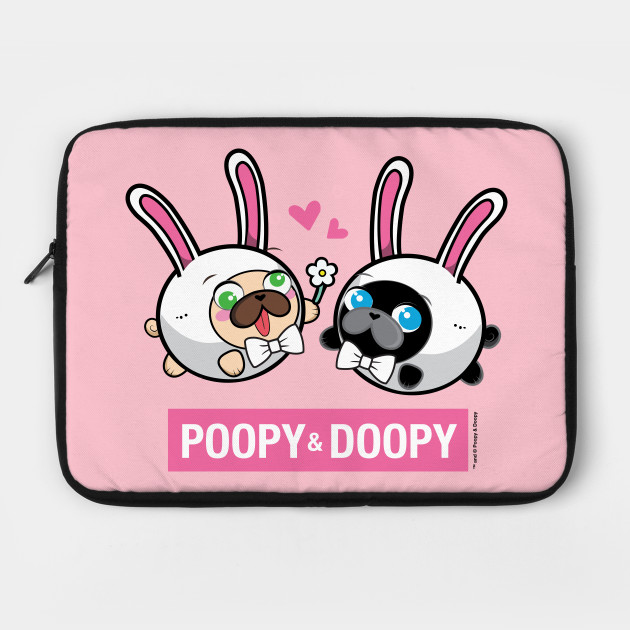 Poopy & Doopy - Easter Laptop Case