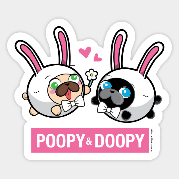 Poopy & Doopy - Easter Sticker